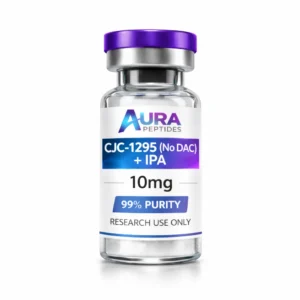 Aura Peptides CJC-1295 No DAC + Ipamorelin 10mg (5mg + 5mg Blend)